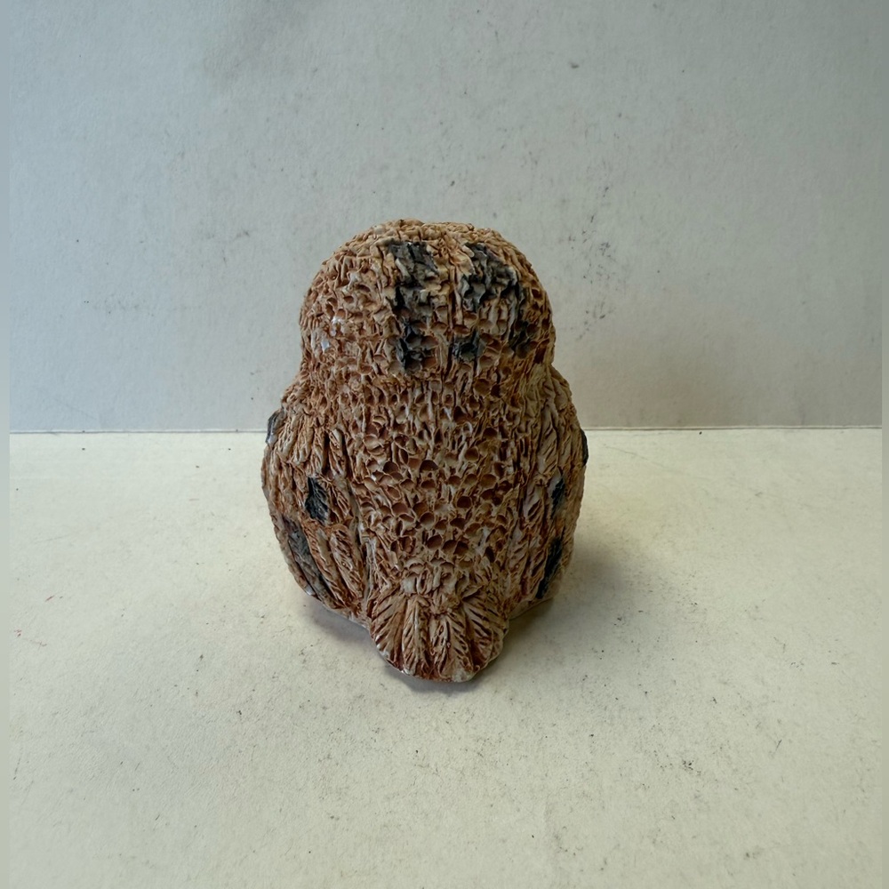 Vintage Stone Critters Baby Barn Owl Figurine by United Design Corp. - Picture 3 of 13
